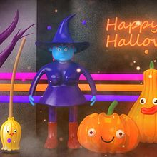 Halloween . 3D proyek oleh Oliver Gómez - 11.28.2017