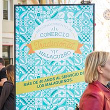 Campaña Reconocimiento Comercio tradicional Málaga Ein Projekt aus dem Bereich Grafikdesign von DIKA estudio - 28.11.2017