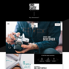One Shot Hotels . Un projet de Direction artistique, Webdesign , et UX / UI de marta kraft - 28.11.2017