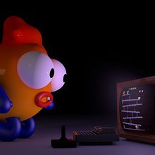 ATARI BOY. Un proyecto de 3D de David Rodríguez del Castillo - 28.11.2017