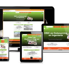 Web OSIC Ingeniería, Responsive. Un proyecto de Programación, Desarrollo Web, Diseño, Diseño gráfico, Diseño Web e Informática de José L Herrera S. - 28.11.2017