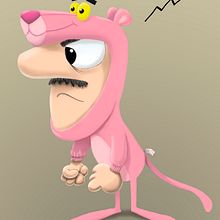 El Inspector Jefe Jacques Clouseau, como has llegado a esto!!!. Ilustração tradicional projeto de Ricardo Torralbo Martinez - 16.02.2016