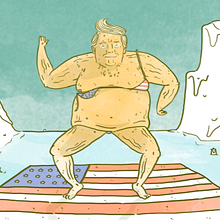 Trump y Calentamiento global. Un progetto di Illustrazione tradizionale di John Sastoque - 05.07.2017