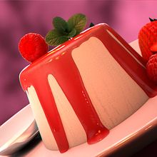 Panna Cotta. Projekt z dziedziny 3D i Postprodukcja fotograficzna użytkownika Hugo Matilde - 17.05.2016