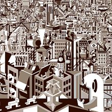Weird City Coda. Traditional illustration, and Vector Illustration project by Roque Romero Rúa - 11.30.2017