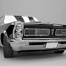 Pontiac gto 1965 3D model. Projekt z dziedziny 3D użytkownika Enrique Matías Gómez - 30.11.2017