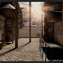 3D Environtment - Street . % José Torres Escobar tarafından hazırlanan 3D, Ve Fotoğrafçılık projesi - 11.30.2017