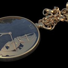 3D pocket clock Ein Projekt aus dem Bereich 3D von Àlex Chiva Matamoros - 30.11.2017