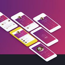 Cerise for Android: Linear concept. Een project van Interactief ontwerp y UX / UI van JuanManuel SB - 01.12.2017