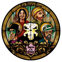 Ilustración de portada de disco de The Birra's Terror.. Design, and Traditional illustration project by Patricia Bárcena - 06.10.2016