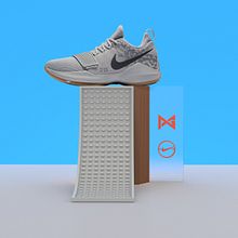  Nike NBA stands Ein Projekt aus dem Bereich 3D, Kunstleitung, Design, Produktdesign, Grafikdesign und Bühnendekoration von Alejandro Olmedo - 01.12.2017