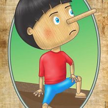 Ilustración Infantil: PINOCHO. Traditional illustration project by Pocho Gutiérrez - 05.01.2017