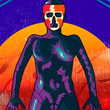 La piel que habito Poster 80's. Film, Film, Video, TV, Traditional illustration, and Vector Illustration project by Eva Segen - 08.01.2017