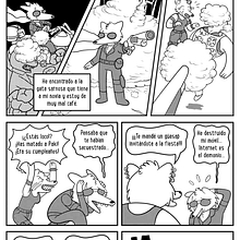 El ataque de las gatas surferas zombies . Comic project by León Palomares Pérez - 03.01.2017