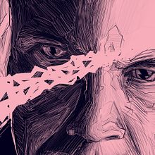 Retrato para banda de Rock: Diamante Eléctrico (SERIGRAFÍA) . Ilustrasi tradisional proyek oleh Alejandro GirOs - 12.01.2017