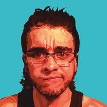 Autorretrato (no es calco). Un proyecto de Ilustración tradicional e Ilustración vectorial de Welington Cabral Reyes - 17.08.2016