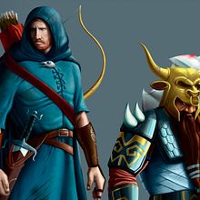 Diseño de personajes de fantasía. Fine Arts, and Character Design project by Pablo Escribano Bastante - 12.02.2017
