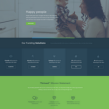 Thrivest, Legal finance website. Een project van Webdesign van Six Design - 04.12.2017