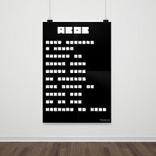 Tipografía modular. Projekt z dziedziny Projektowanie graficzne użytkownika Natalia Araque Laosa - 04.12.2017