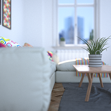 Render interior. Projekt z dziedziny 3D użytkownika Enrique Matías Gómez - 04.12.2017