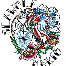  Custom Tattoo. Een project van Traditionele illustratie,  Beeldende kunst, Stripboek,  Ontwerp, Redactioneel ontwerp y Schilderij van mario berenguel liso - 04.12.2017