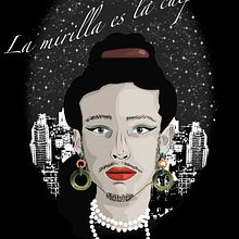 Portada libro “La mirilla es la culpable“. Un proyecto de Diseño editorial y Diseño gráfico de Belen Bardon Lores - 05.12.2017
