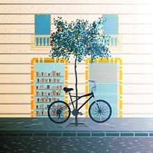 Barcelona - Vila de Grácia . Un proyecto de Diseño, Diseño gráfico, Ilustración tradicional e Ilustración vectorial de Gosia N. - 05.06.2017