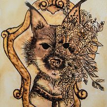 Vintage Dog Ein Projekt aus dem Bereich Traditionelle Illustration von Eva Mateos González - 05.12.2017
