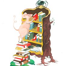 Ratón cuentacuentos. Un projet de Illustration traditionnelle , et Conception de personnages de Natalia Rodriguez - 14.12.2017