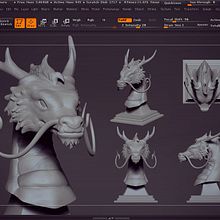 Dragon asiatico . 3D, Design, and Character Design project by Carlos Villarreal - 12.06.2017