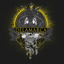 camiseta Delamarca. Ilustração tradicional projeto de Isaac Matarin - 06.12.2017