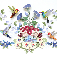 Summer garden.. Un progetto di 3D, Belle arti, Paesaggismo e Papercraft di Diana Beltran Herrera - 07.12.2017