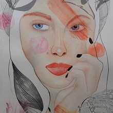 Naufraga. Traditional illustration project by Mireia Muñoz - 12.07.2017