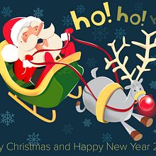 Felicitación+gif animado Navidad 2017 para www.juanma.es . % Juanma García Escobar tarafından hazırlanan Karakter Animas, onu, Geleneksel illüstras, on, Vektör İllüstras, onu, Animas, Ve on projesi - 12.08.2017