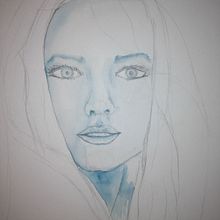 Retrato en acuarela. Traditional illustration project by Silvia Trujillo - 12.07.2017