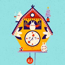 It's a Shape Christmas. Un progetto di Illustrazione tradizionale di Fabiola Correas - 10.12.2017