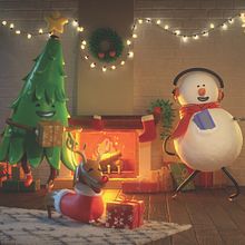 Suchard-Navidad, la odias o la amas?. Un proyecto de 3D, Animación, Animación de personajes, Cine, vídeo, televisión, Diseño, Diseño de personajes y Motion Graphics de Fabio Medrano - 12.12.2017