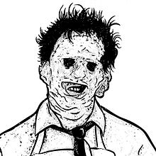 Vegan Leatherface . Un proyecto de Ilustración tradicional de Josu Flamarique - 12.12.2017