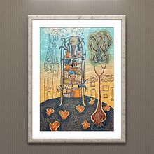 Ilustración / Estantería con plantas Ein Projekt aus dem Bereich Traditionelle Illustration von ENRIQUE PARRA - 12.12.2017