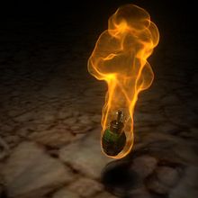 Efectos especiales- granada explosiva con fuego, maya- (2016). 3D project by Martin Arredondo Orduño - 08.07.2015