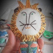 Rey vestido de gala. Muñeco bordado. Arts, and Crafts project by Isabel Uribe Moya - 12.13.2017