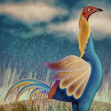 Ave paraiso mitológica. Ein Projekt aus dem Bereich Traditionelle Illustration von ENRIQUE PARRA - 13.12.2017