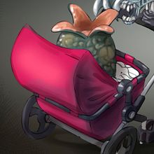 Alien e hijo.. Un progetto di Direzione artistica e Illustrazione tradizionale di Josep Giró - 13.10.2017