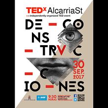 Cartel para el evento TEDx celebrado en Guadalajara, España. Design, Graphic Design, and Events project by Carlos Saboya Bengochea - 08.07.2017