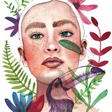 Meu projeto do curso: Retrato ilustrado en acuarela. Un proyecto de Ilustración tradicional de Pamela Gomes - 14.12.2017