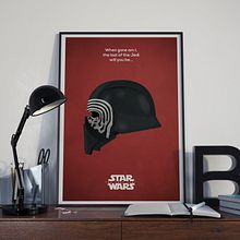 Diseño de póster sobre la pelicula Star Wars: Episodio VIII - Los últimos Jedi. Design, Graphic Design, Traditional illustration, and Vector Illustration project by Javi Rodríguez - 12.15.2017