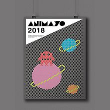 Cartel para Animayo. Een project van Animatie y Grafisch ontwerp van andrea22698 - 15.12.2017