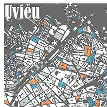 PLANO ILLUSTRÁU UVIÉU. Projekt z dziedziny Grafika wektorowa użytkownika Catuxa Barreiro - 16.12.2017