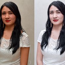 Mi primer rotoque. Photograph, and Post-production project by Luis Martinez Castillo - 12.18.2017