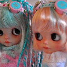  Dubhe & Merak custom Blythes by Pamdolls. To, Design, and Sculpture project by FUEN MRT - 07.07.2013